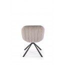 Стул HALMAR K533 серый/черный, поворотный